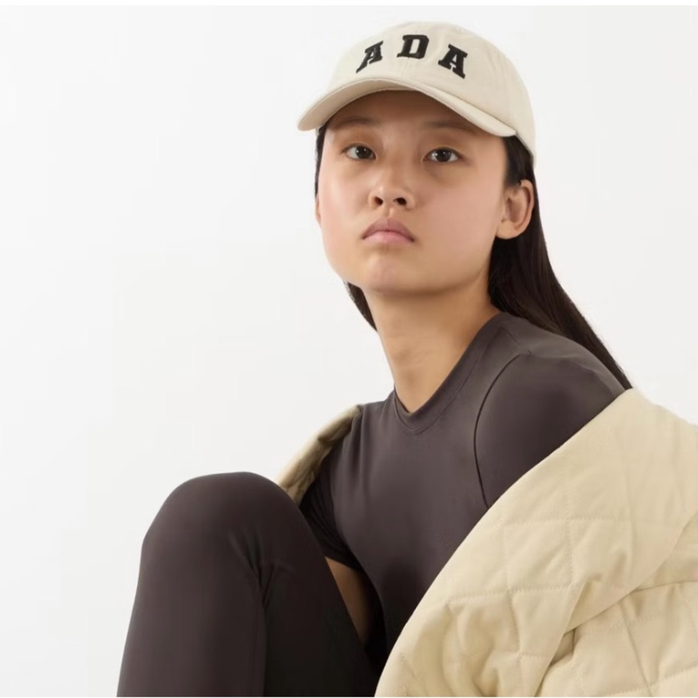 Adanola ADA Cream Cap with Black Logo